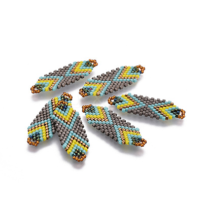 MIYUKI & TOHO Handmade Japanese Seed Beads Links SEED-A027-D06-1