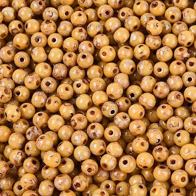 Picasso Baking Paint Glass Seed Beads SEED-N007-35B-1