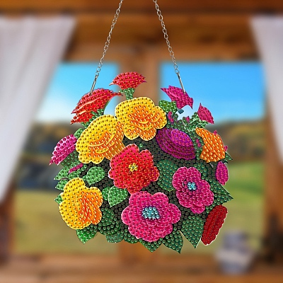 Flower DIY Diamond Painting Kit PW-WG7897E-01-1