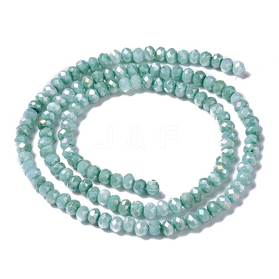 Opaque Glass Beads Strands GLAA-H022-03-1