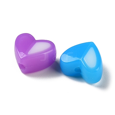 Two Tone Opaque Acrylic Beads SACR-I005-05D-1