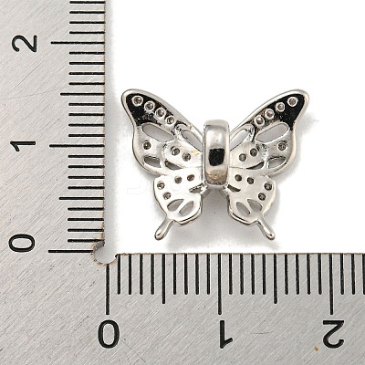 Brass Cubic Zirconia Beads KKB-L215-033P-1