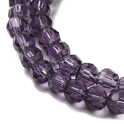 Transparent Glass Beads Strands EGLA-A035-T4mm-D15-1