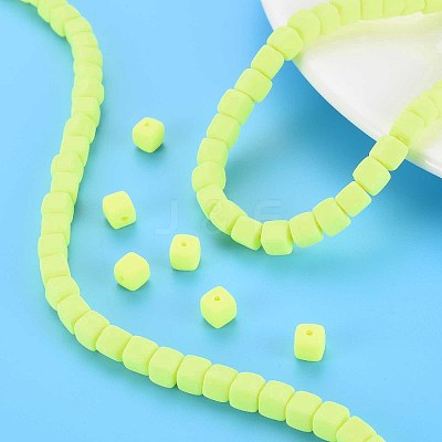 Handmade Polymer Clay Beads Strands X-CLAY-T020-09H-1