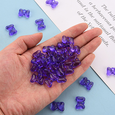 Transparent Acrylic Pendants TACR-T024-02BA-936-1