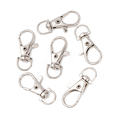 Alloy Swivel Lobster Claw Clasps X-E168-1