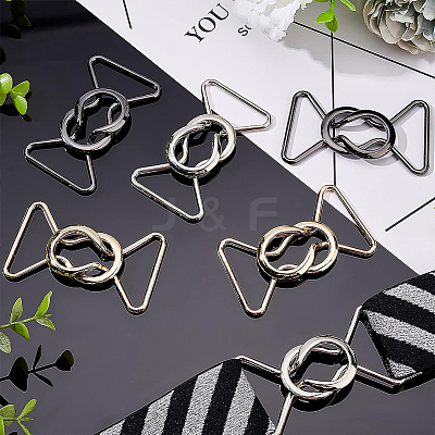 6Pairs 3 Colors Zinc Alloy Clasps FIND-BC0002-45-1