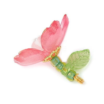 Transparent Acrylic Pendants PALLOY-MZ00822-02-1
