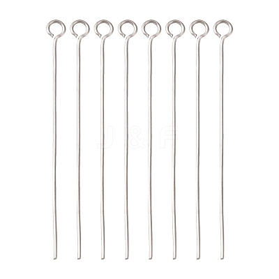 Tarnish Resistant 304 Stainless Steel Eye Pin STAS-E013-0.6x40mm-1