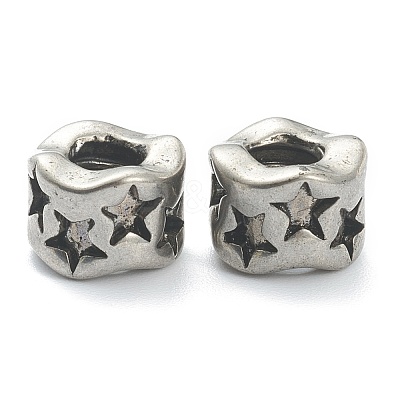 304 Stainless Steel European Beads STAS-I181-032AS-1