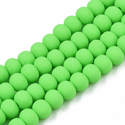 Handmade Polymer Clay Beads Strands X-CLAY-N008-053-07-1