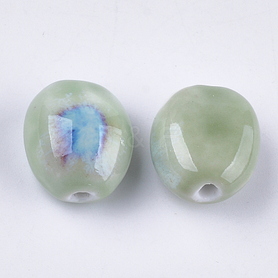 Handmade Porcelain Beads PORC-S498-26A-1