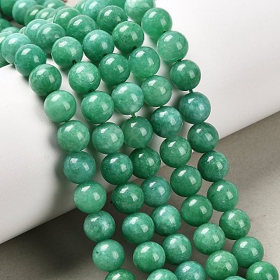Natural & Dyed White Jade Beads Strands GSR055-1