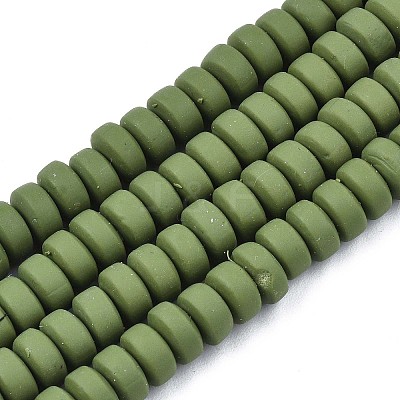Handmade Polymer Clay Beads Strands LS-CLAY-N008-104-1