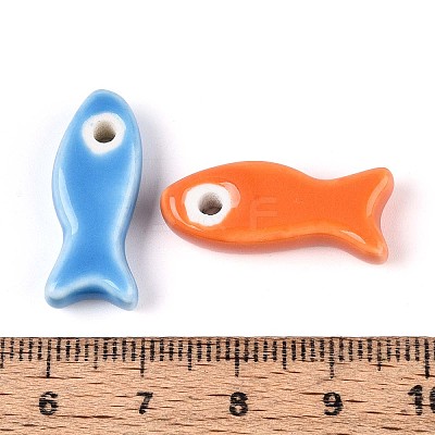 Handmade Porcelain Ceramic Beads X-PORC-T134-01M-1