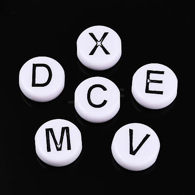 Opaque Acrylic Enamel Beads SACR-T035-17M-02-1