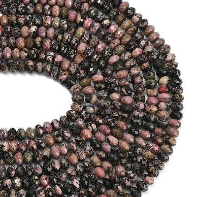 Natural Rhodonite Beads Strands G-C280-A06-02-1