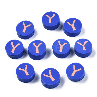 Handmade Polymer Clay Beads CLAY-N011-031Y-1