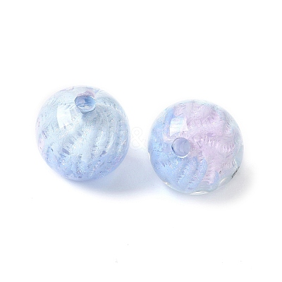 Two Tone Transparent Acrylic Beads OACR-D304-02B-1