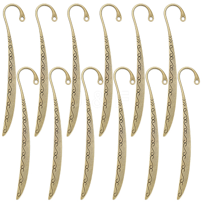 12Pcs Alloy Hair Sticks MRMJ-SC0001-66B-1