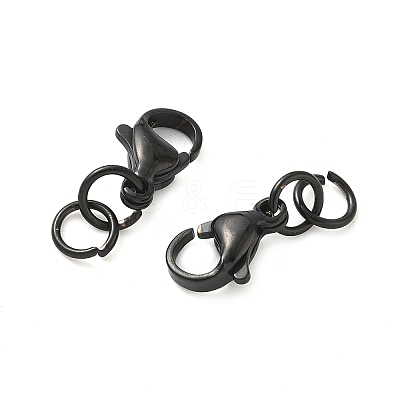 304 Stainless Steel Lobster Claw Clasps STAS-K313-01C-EB-1