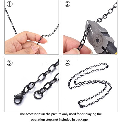 304 Stainless Steel Cable Chains CHS-H007-32B-1