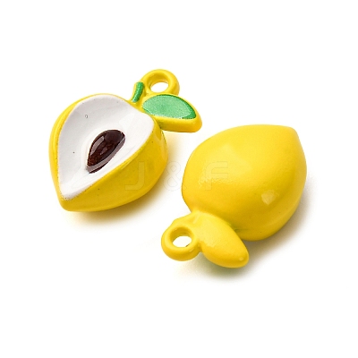 Baking Paint Alloy Pendants FIND-G097-04E-1