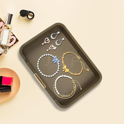 PU Leather Jewelry Display Plate ODIS-WH20013-02A-1