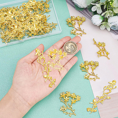 24Pcs 3 Style Electroplated Alloy Rhinestone Settings PALLOY-BC0002-20-1
