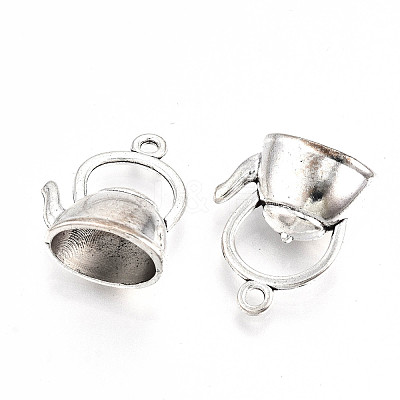 Tibetan Style Alloy Pendants X-TIBE-S323-065AS-RS-1