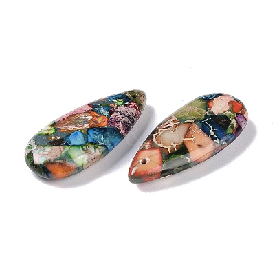 Dyed Synthetic Imperial Jasper Pendants G-P529-07G-1