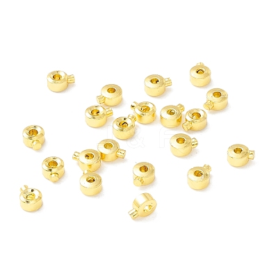 Brass Crimp Beads KK-E280-01G-1
