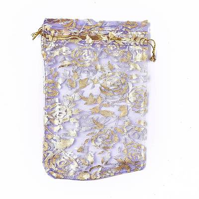 Printed Organza Bags with Drawstring OP-XCP0001-04-1