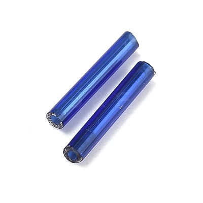 Glass Bugle Beads SEED-E001-12mm-28-1-1
