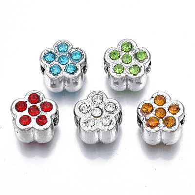 UV Plating Acrylic European Beads OACR-N010-042P-1