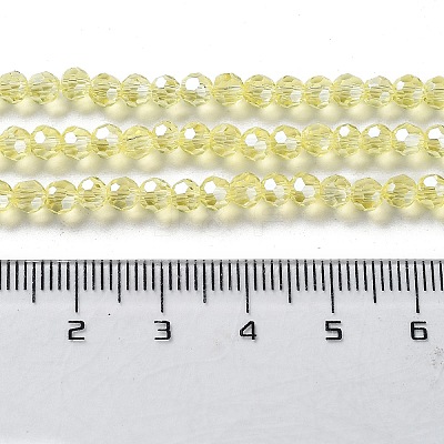 Electroplate Glass Bead Strands LS-EGLA-R015-4mm-26-1
