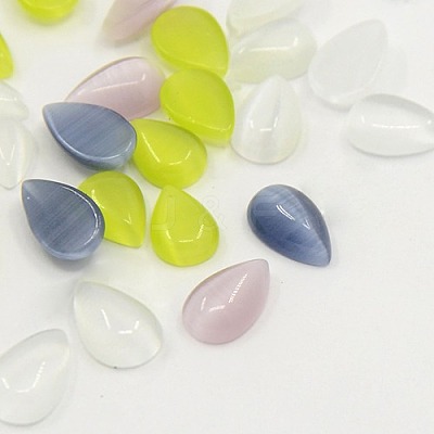 Cat Eye Cabochons CE-J001-8x13mm-M-1