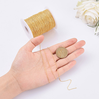 Brass Cable Chains CHC011Y-G-1