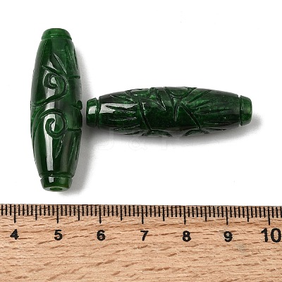 Natural Myanmar Jade Dyed Beads G-C283-03-1