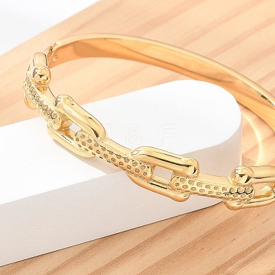 Ion Plating(IP) 304 Stainless Steel Bangles for Women BJEW-Z080-03G-1