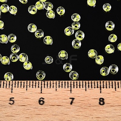 8/0 Inside Colours Transparent Glass Seed Beads X1-SEED-T007-06C-1