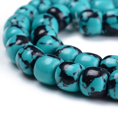 Synthetic Turquoise Beads Strands G-E266-09A-01-1