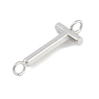 304 Stainless Steel Letter Connector Charms LS-STAS-M108-01P-20-1