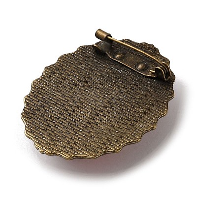 Retro Style Alloy Lapel Pins for Backpack Clothes JEWB-B034-01AB-01-1
