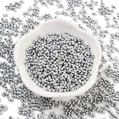 Baking Paint Glass Seed Beads SEED-A033-04L-1