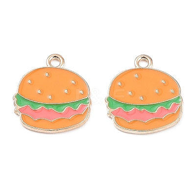 Alloy Enamel Pendants PALLOY-K007-07KCG-1