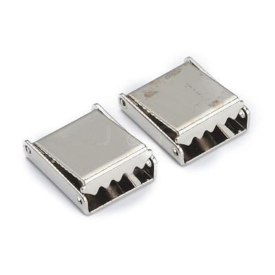 Zinc Alloy Ribbon Crimp Ends FIND-WH0126-13A-P-1