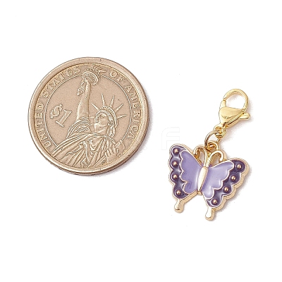 Alloy Enamel Pendant Decorations HJEW-JM02938-05-1
