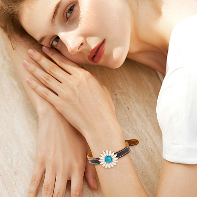 Leather Cord Bracelets BJEW-CL0001-44B-1