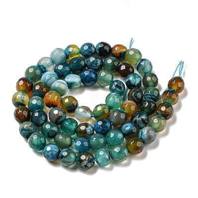 Natural Agate Beads Strands G-C082-A01-02-1